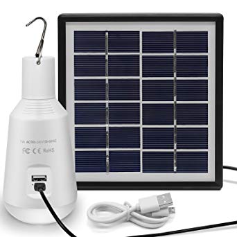Panneau solaire pour lampe exterieur
