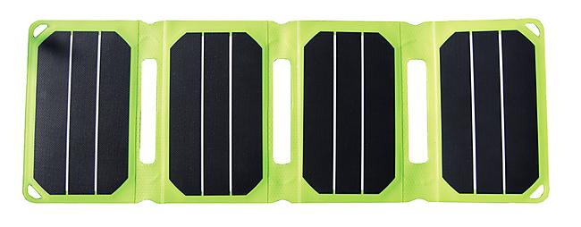 Panneau solaire vieux campeur