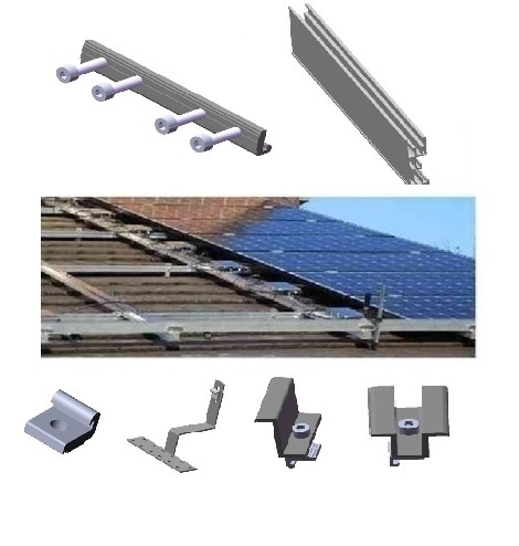 Support panneau solaire toiture