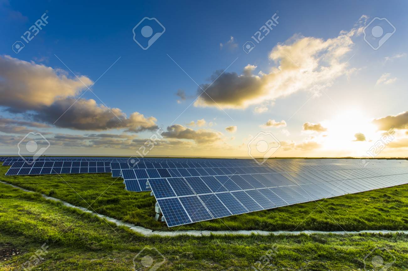 Panneau solaire ciel couvert