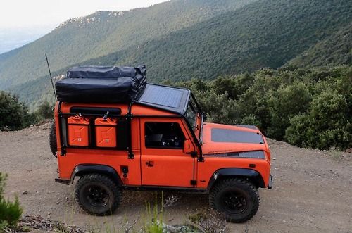 Panneau solaire raid 4x4
