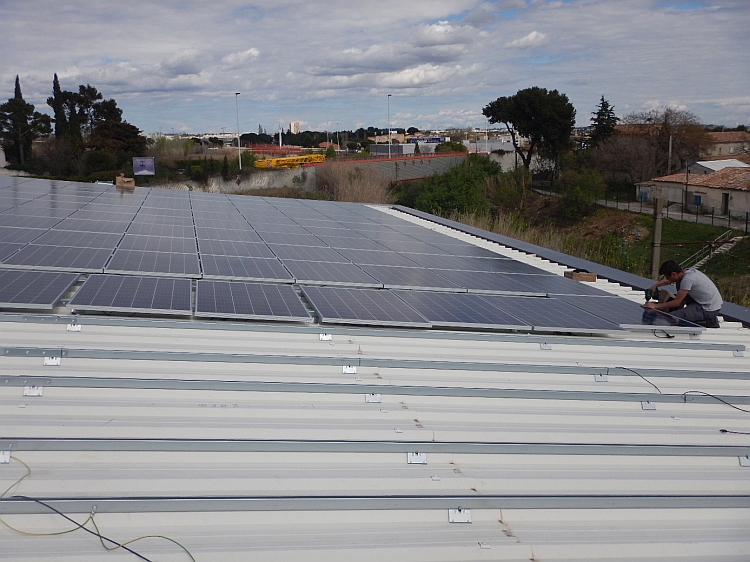 Panneau solaire integration au bati