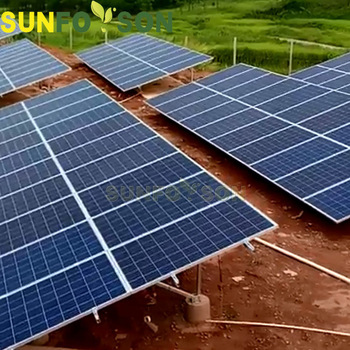 Panneau solaire sol