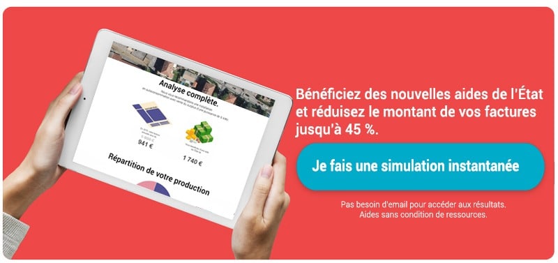 Aide etat panneau solaire
