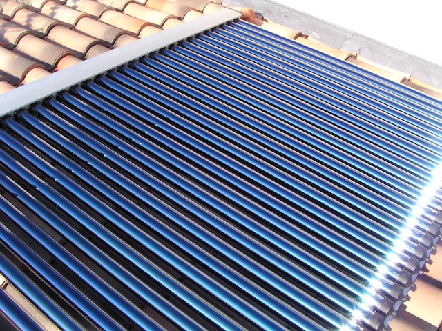 Tube panneau solaire