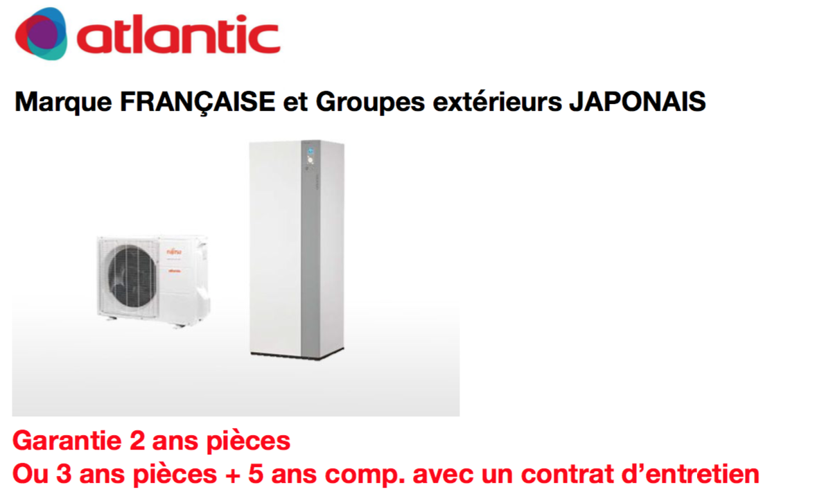 Pompe a chaleur air air 2018