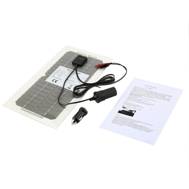 Panneau solaire portable allume cigare