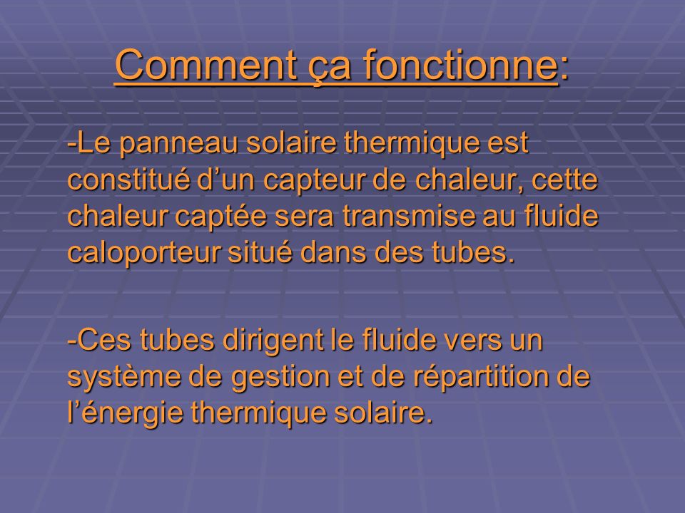A quoi sert le panneau solaire