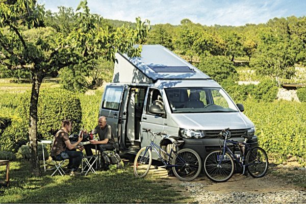 Panneau solaire sur fourgon aménagé