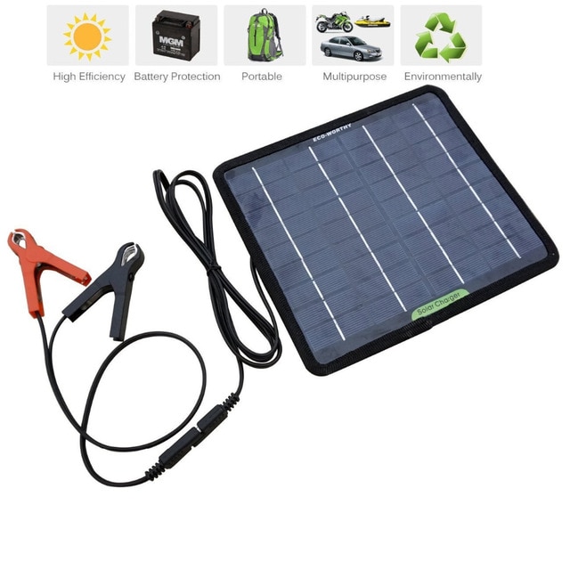 Batterie de voiture pour panneau solaire