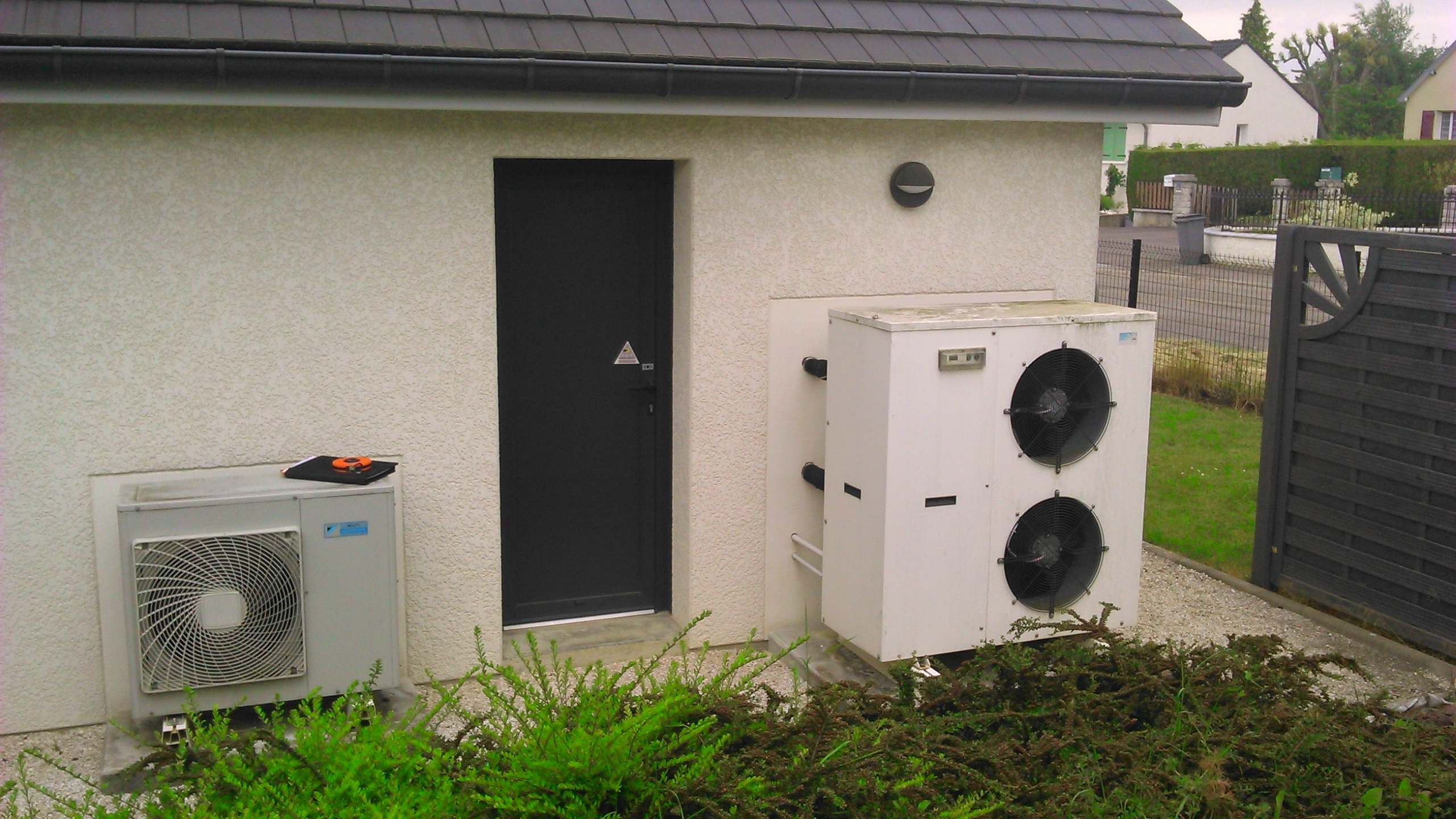 Ecran acoustique pompe a chaleur