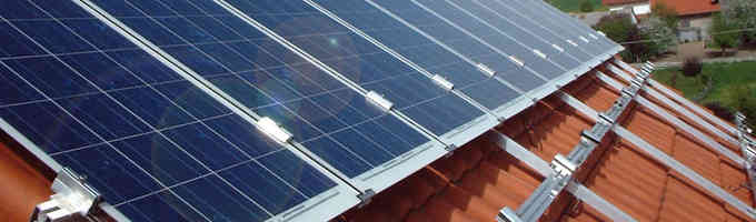 Fixation panneau solaire sur tole ondulée