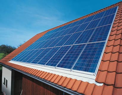Toiture en panneau solaire