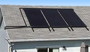 Chauffe eau et panneau solaire
