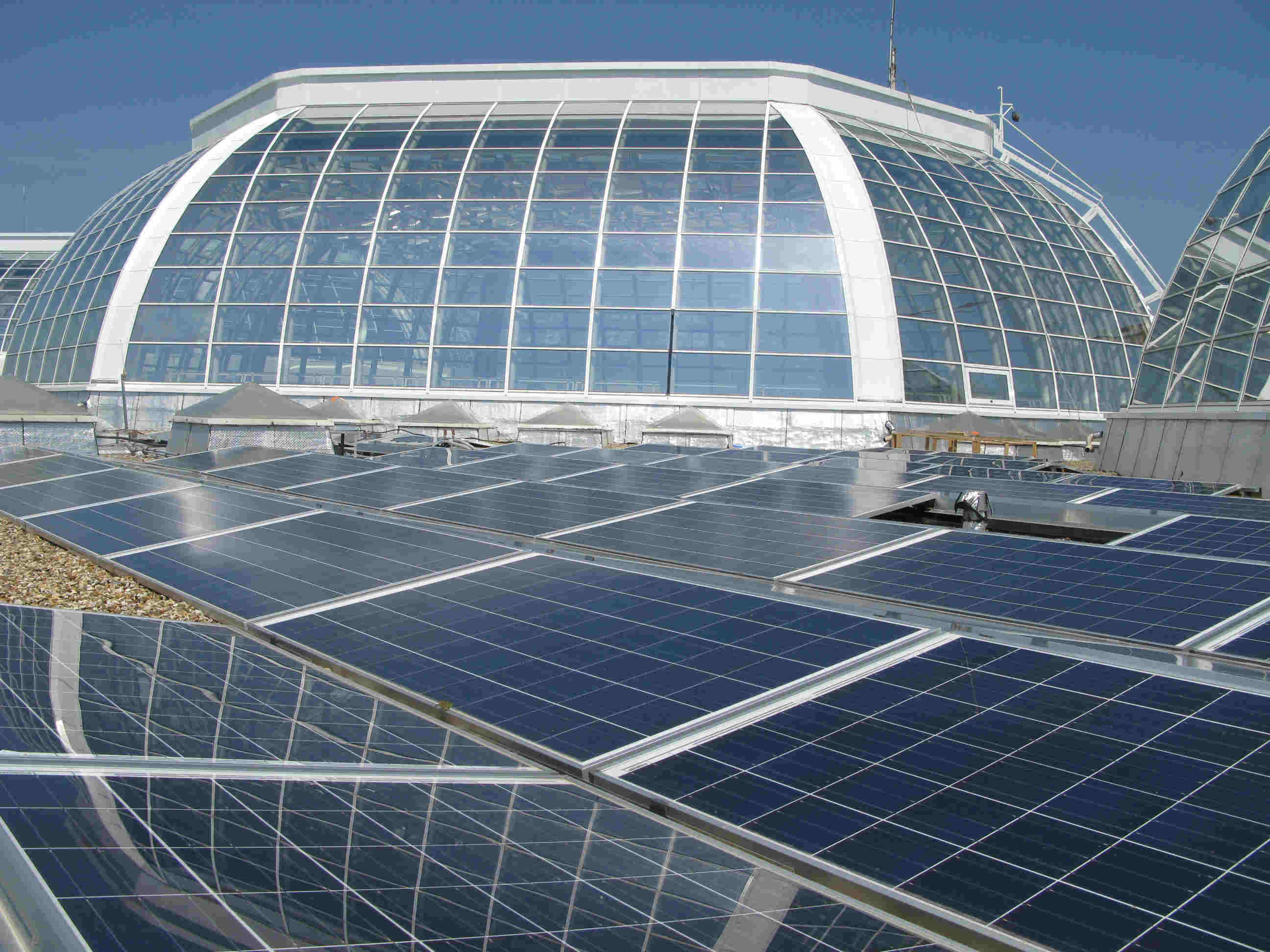Immeuble en panneau solaire