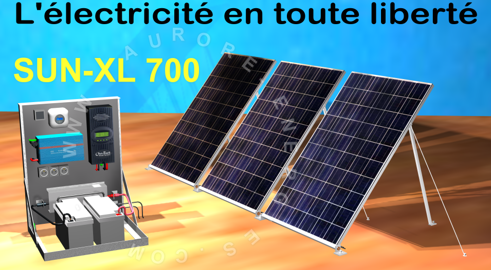 Installation autonome panneau solaire