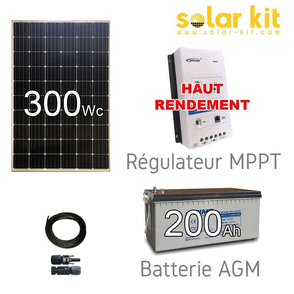 Kit panneau solaire haut rendement
