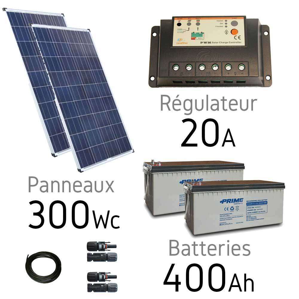 Regulateur panneau solaire 2 batterie
