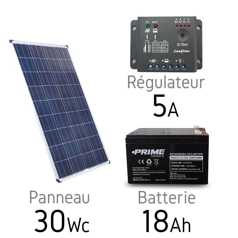 Batterie rechargeable panneau solaire
