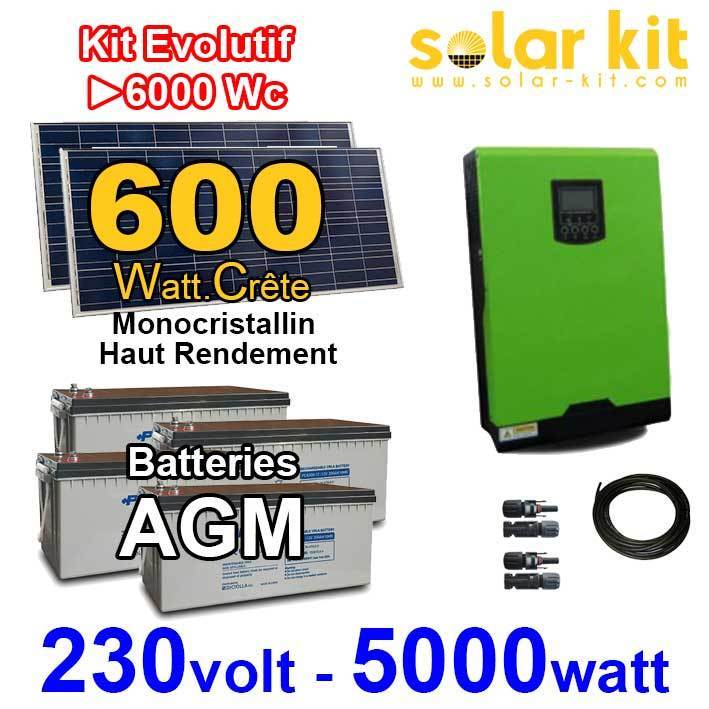 Installation panneau solaire avec onduleur