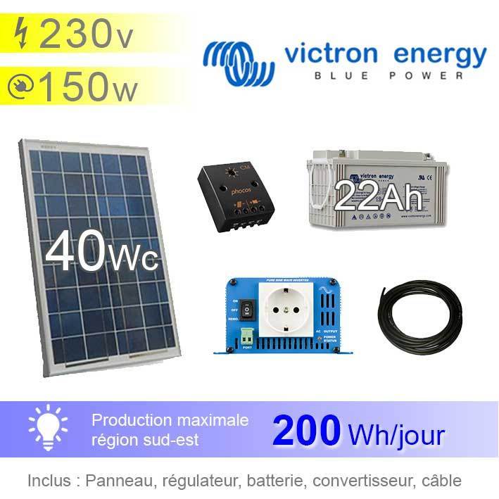 Panneau solaire 150w victron