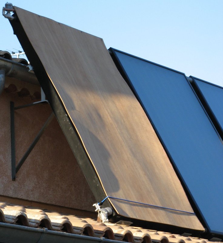 Panneau solaire volet