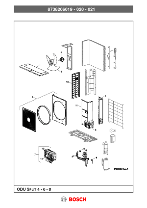 Piece pompe a chaleur lg