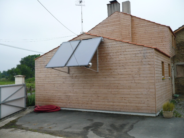 Panneau solaire pignon