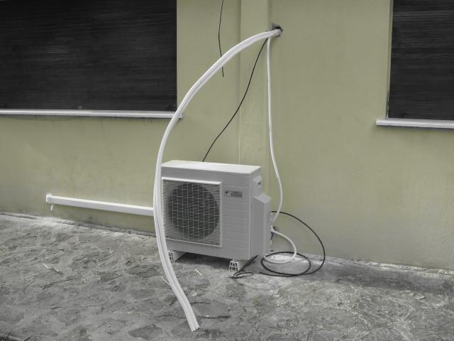 Installation clim reversible
