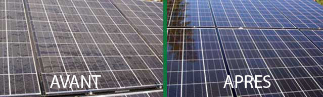 Netoyage panneau solaire
