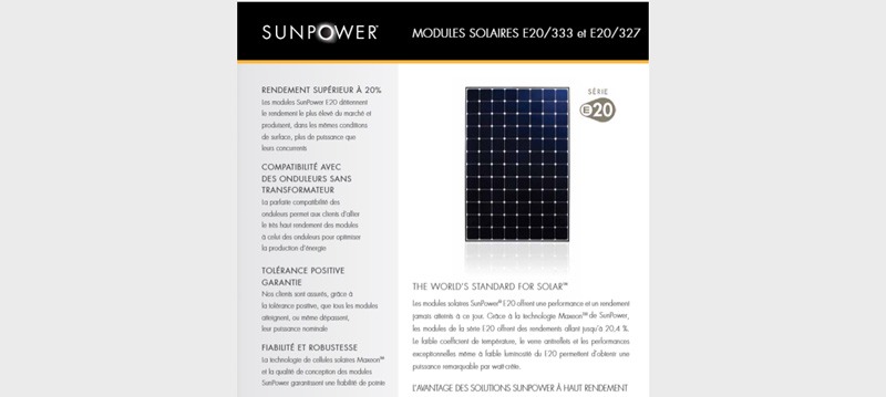 Meilleur technologie panneau solaire