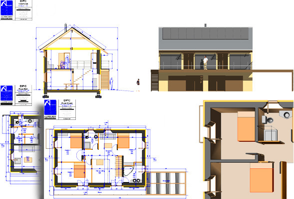 Panneau solaire dwg 3d