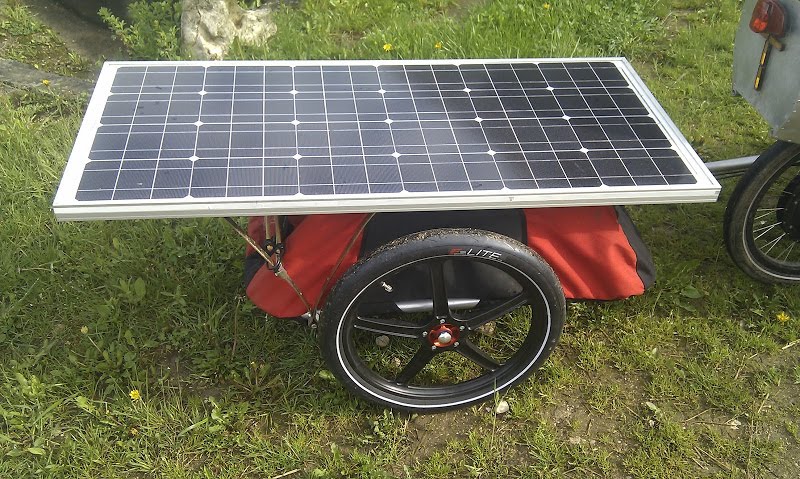 Panneau solaire pour velo