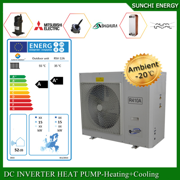 Pompe a chaleur air eau 19kw