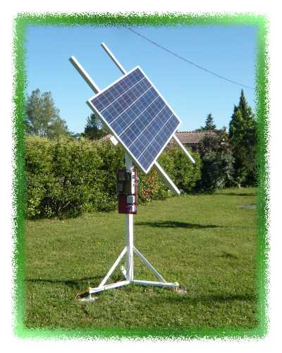 Panneau solaire suiveur de soleil