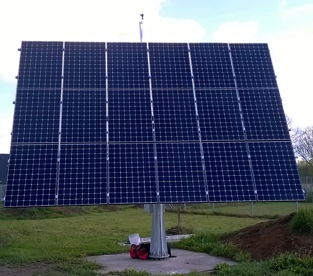 Panneau solaire concave