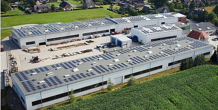 Panneau solaire usine