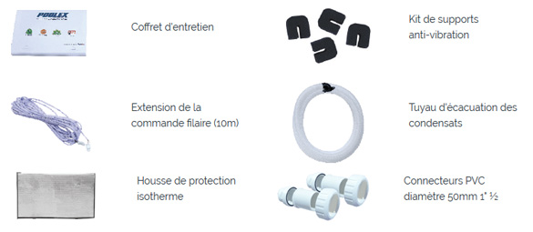 Accessoire pompe a chaleur piscine