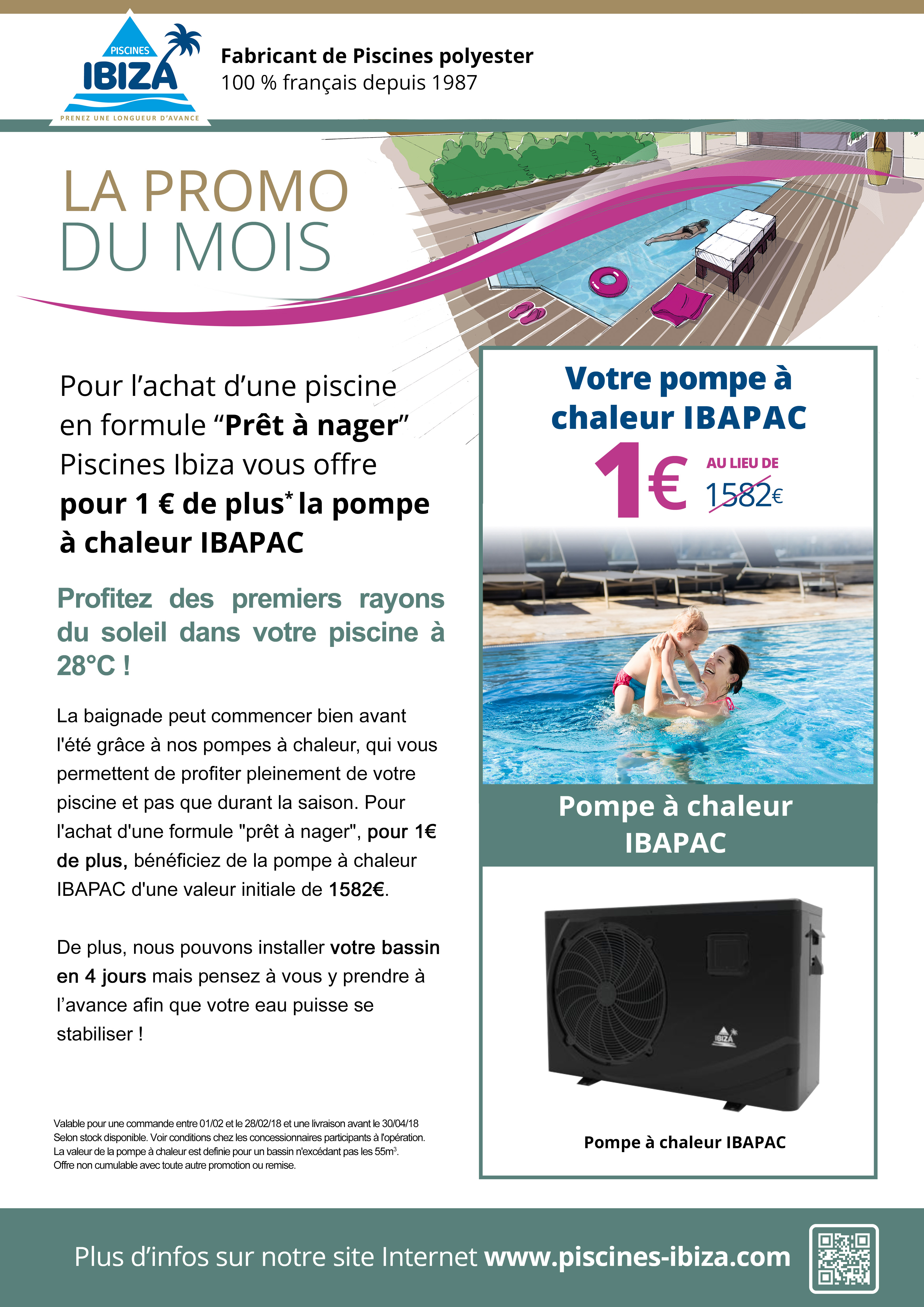 Promo pompe a chaleur pour piscine