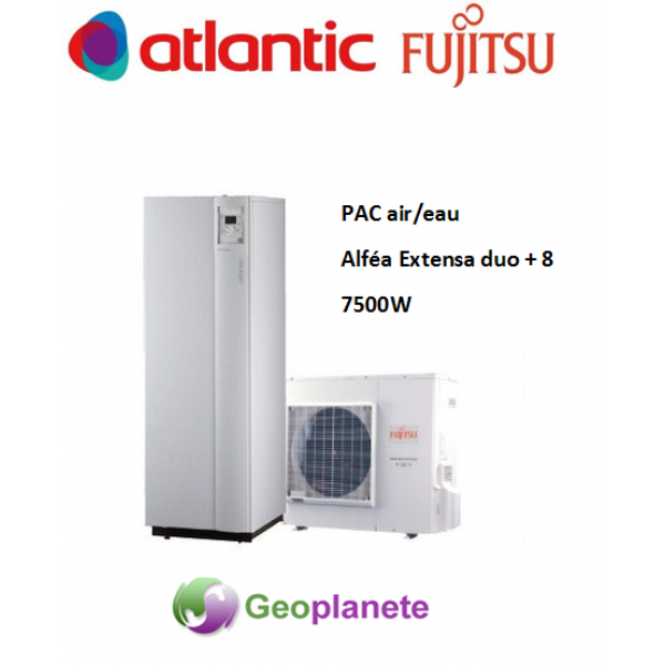 Pompe à chaleur atlantic alfea extensa 8kw