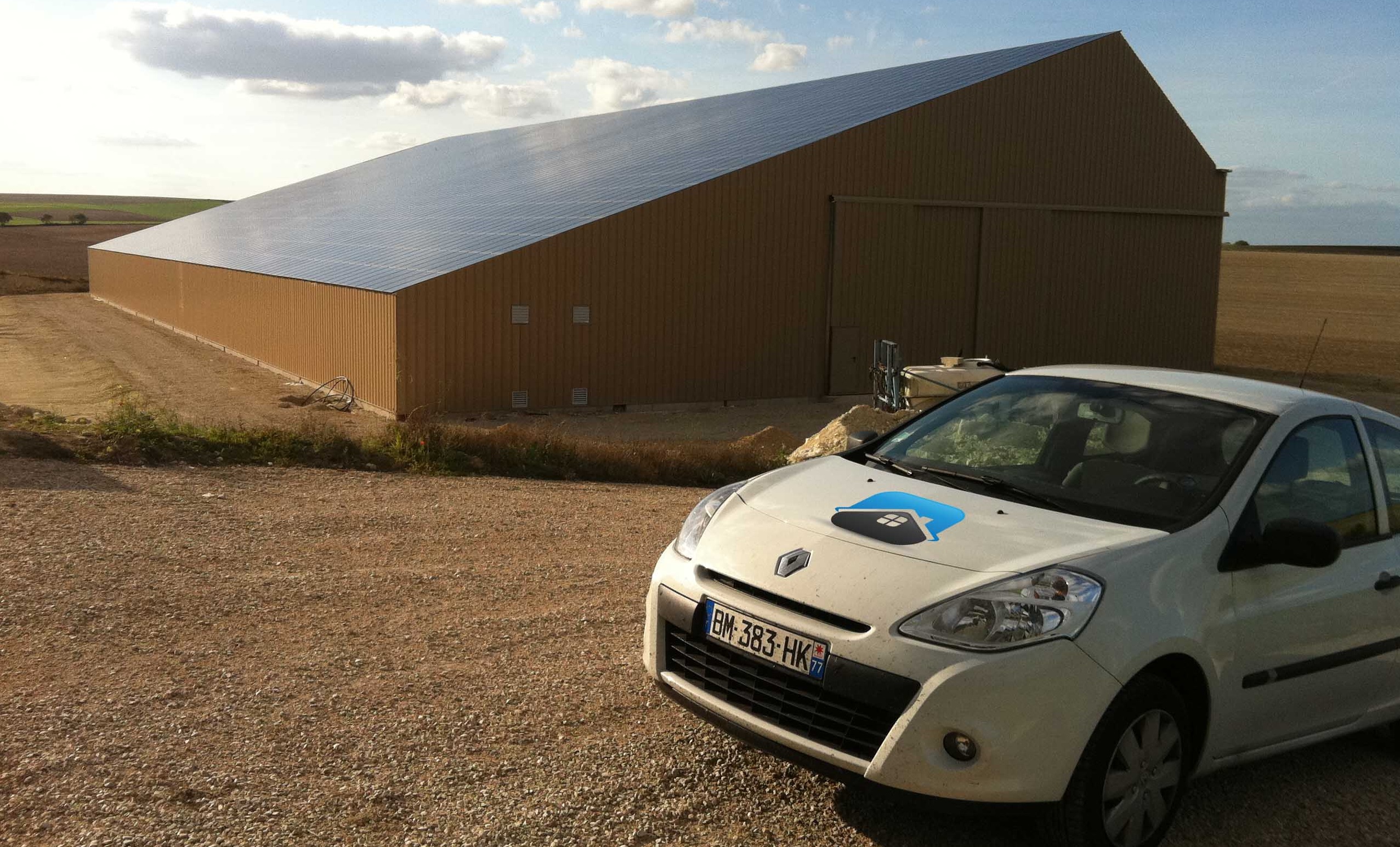 Batiment panneau solaire gratuit
