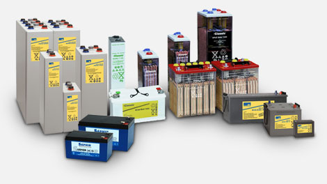 Batterie sur panneau solaire