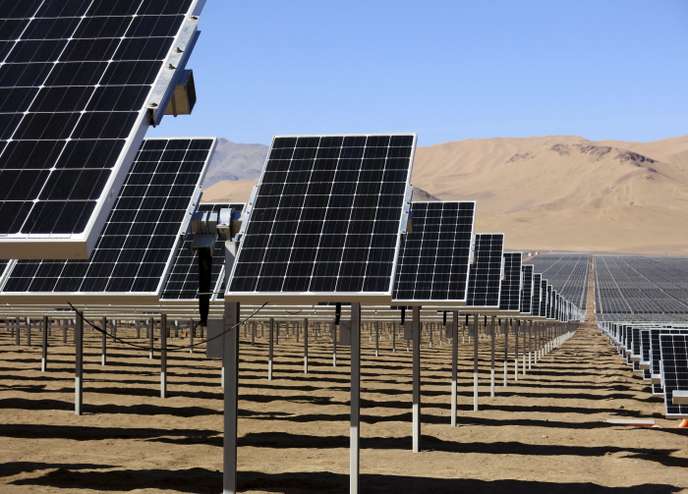 Panneau solaire à l'ombre