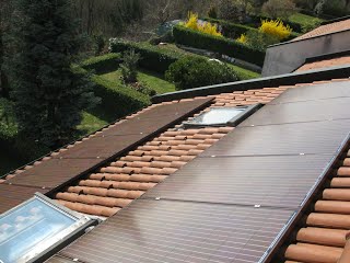 Panneau solaire photovoltaique couleur