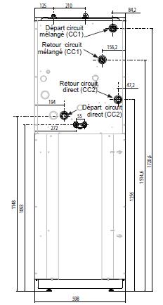 Raccordement hydraulique pompe a chaleur