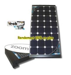 Panneau solaire vechline black cristal 100w