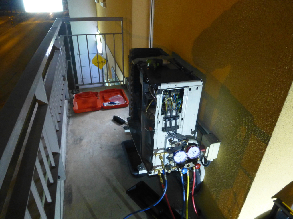 Remplissage gaz pompe a chaleur