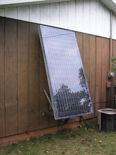 Panneau solaire cannette