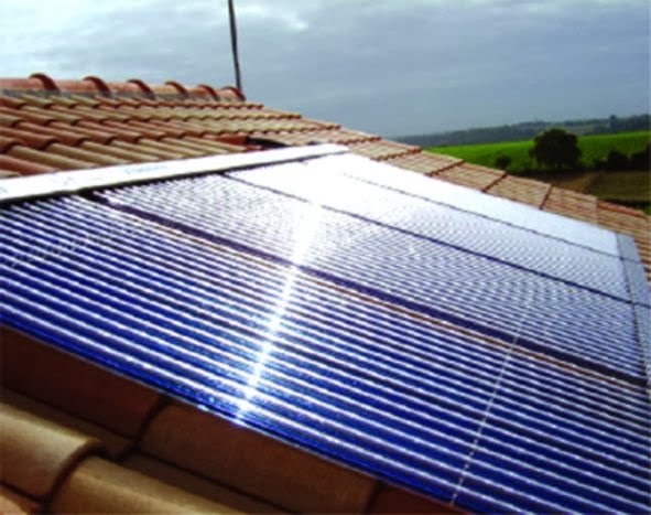 Plan de panneau solaire thermique