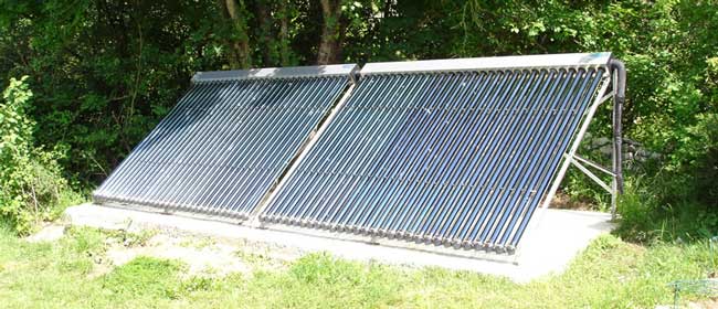 Panneau solaire dome